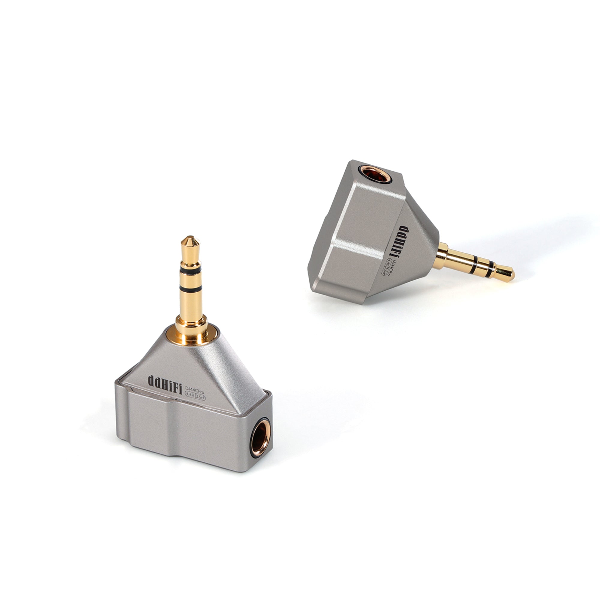 ddHiFi DJ44CPro 4.4mm to 3.5mm Balanced Audio Adapter - Gold Plated Connector for High-Quality Sound - Perfect for Headphones, DACs, and Audio Equipment
