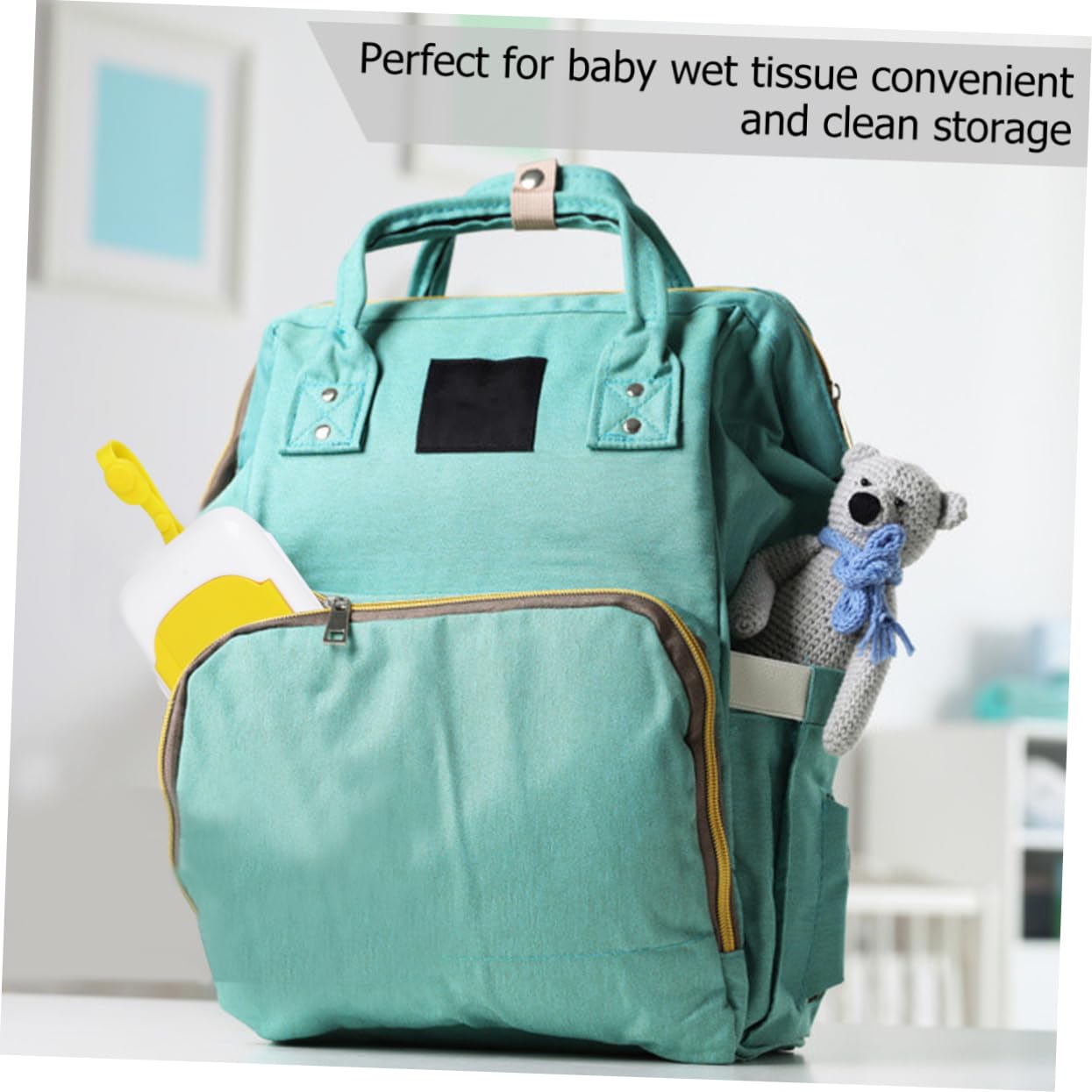 GREENADSCAPE Portable Holder & Heater - Wipes Dispenser for Baby, Travel, and Home Use | Compact & Convenient for On-the-Go Cleaning