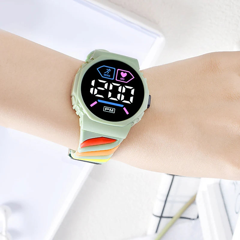 Digital Wristwatch for Men & Women - Waterproof Smart Watch with Fitness Tracker, Heart Rate Monitor & Sleep Tracking - Perfect for Running, Swimming & Everyday Use