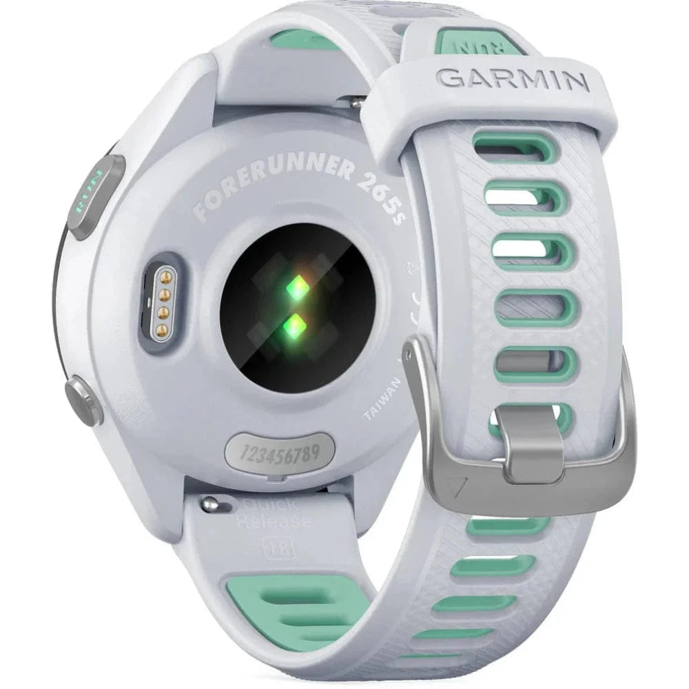 Garmin Forerunner 265S GPS Running Smartwatch - Heart Rate Monitor, Music Storage, Advanced Workout Metrics for Runners & Athletes | Perfect for Marathon Training, Outdoor Jogging & Fitness Tracking