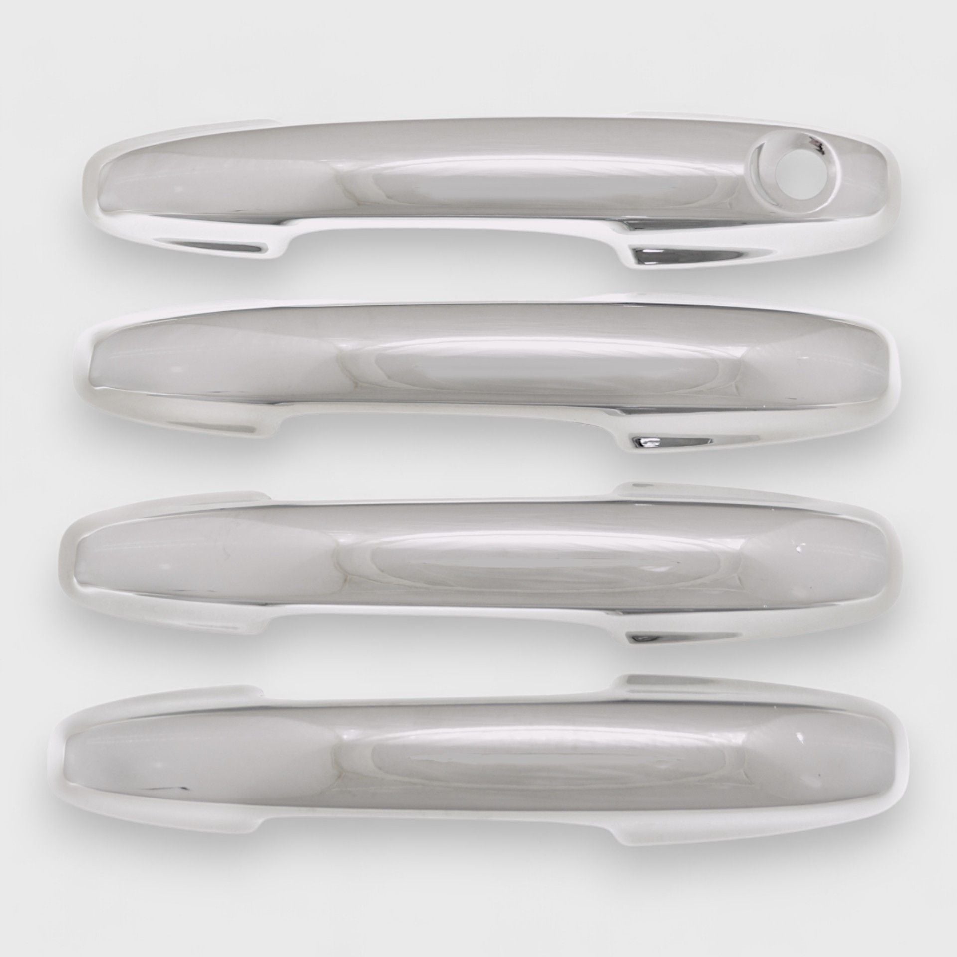 Chrome Keyless Entry Door Handle Cover with Smart Sensor - DH314 | Secure & Convenient Home Access Solution for Modern Living