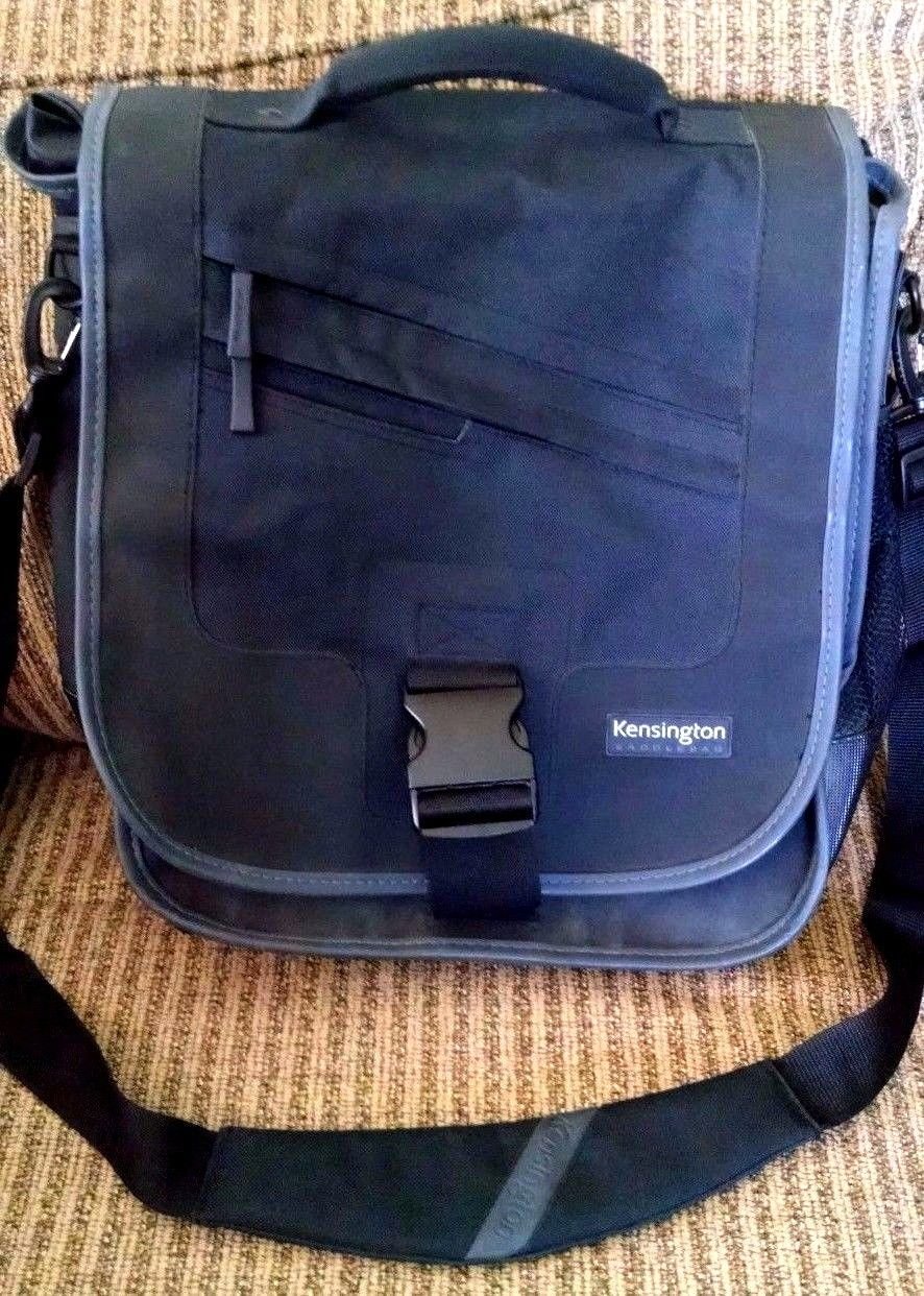 Kensington Saddlebag Ultra Laptop Carrying Case - Durable Blue Computer Bag for 15.6 Inch Laptops (Model 62351) | Perfect for Business Travel, College & Daily Commute