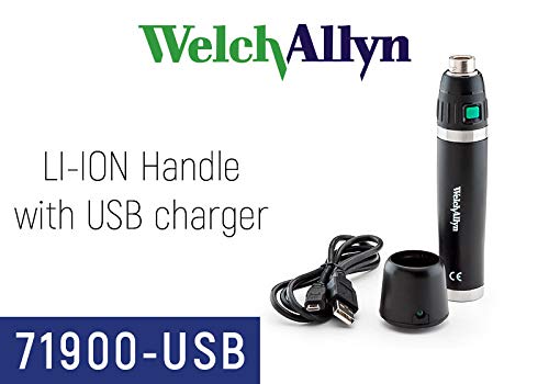 Welch Allyn 71900 Rechargeable 3.5V Lithium-Ion Power Handle for Medical Diagnostic Equipment - Perfect for Clinics, Hospitals & Home Health Care Use