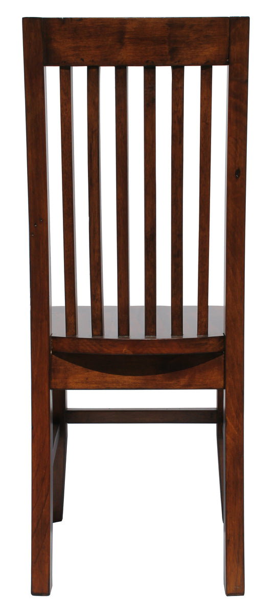 Stylish Irish Coast Slat Back Chair in African Dusk Finish - Perfect for Patio, Garden, and Outdoor Relaxation