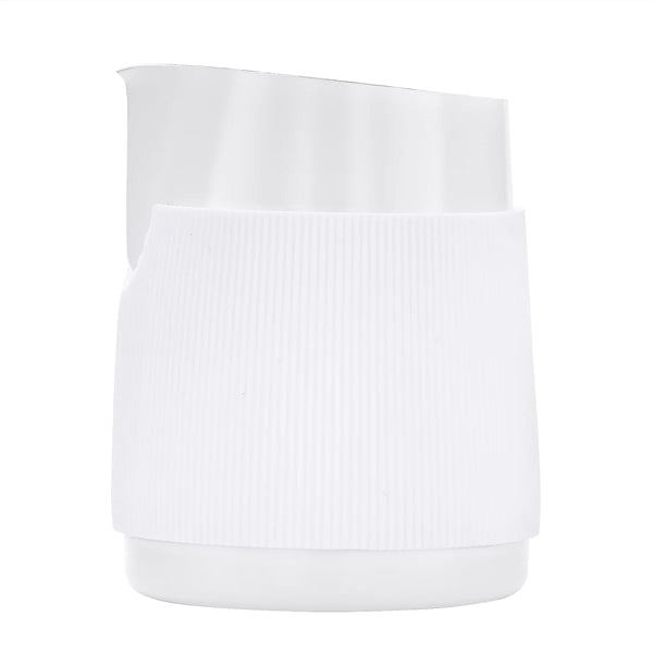Normcore Handleless Milk Jug - Premium White Ceramic Pitcher for Coffee, Tea & Milk - Perfect for Home, Cafe & Restaurant Use