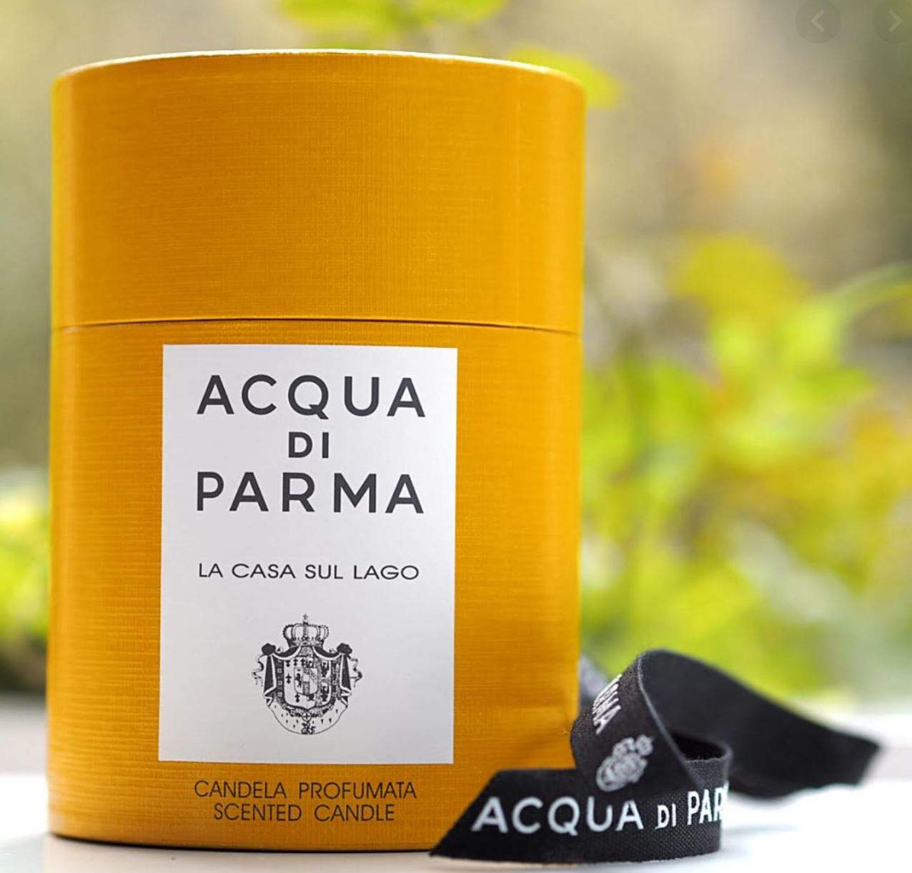 Acqua Di Parma LA CASA LAGO Luxury Scented Candle - 6.7 oz Home Fragrance for Relaxation & Aromatherapy - Perfect for Bedroom, Bathroom & Living Room Decor