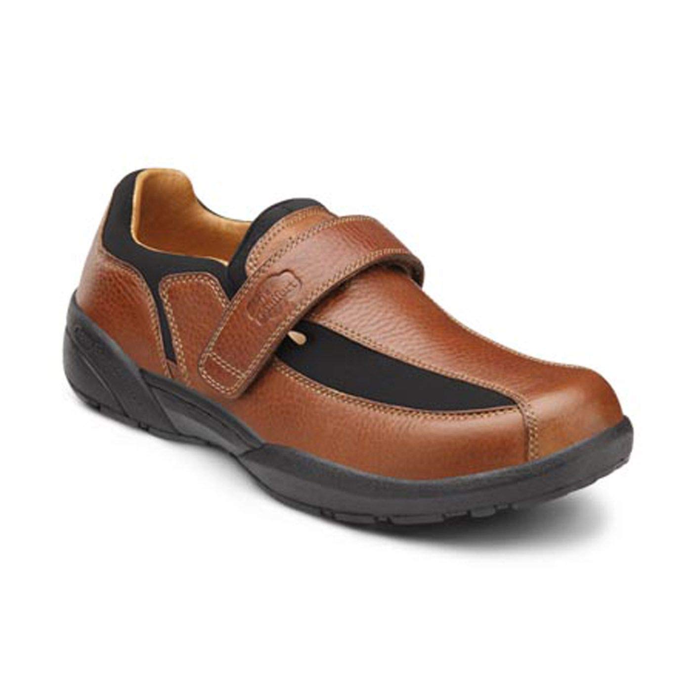 Dr. Comfort Douglas Men's Therapeutic Diabetic Shoes - Leather Extra Depth Design with Removable Insoles for Swelling & Foot Pain Relief - Ideal for Daily Wear, Walking & Diabetic Foot Care