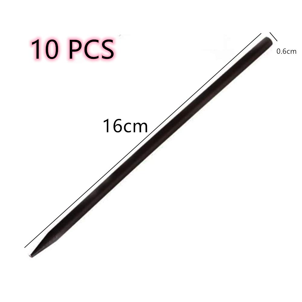 10 Pcs Wooden Hair Sticks - Chinese Retro Handmade Hairpins for Women, Hair Accessories & Headdress, DIY Hair Styling for Weddings, Parties & Daily Use