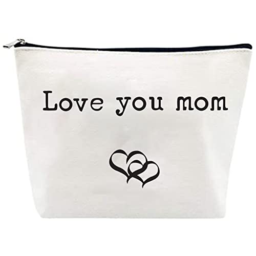 UOMNICUE Handmade Linen Makeup Bag - Personalized Cosmetic Pouch with Zipper for Sister, Best Friend & Mom | Durable Inspirational Gift for Birthday, Friendship & Special Occasions | Perfect for Travel, Daily Use & Gift Giving