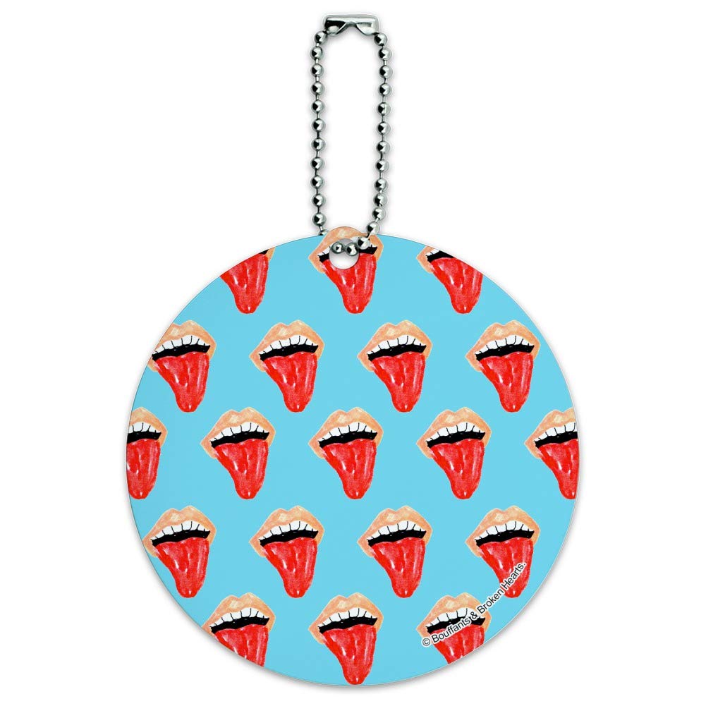 Round Luggage ID Tag Card for Suitcase & Carry-On - Personalized Travel Accessory for Easy Identification at Airports & Hotels
