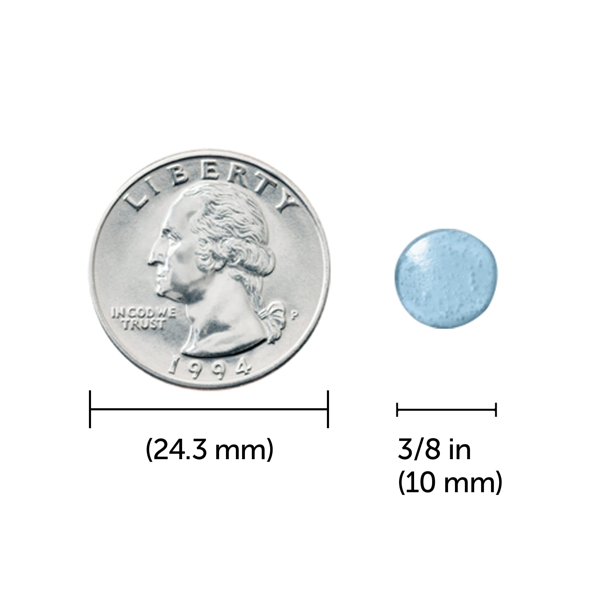 Permanent Glue Dots - Double-Sided Adhesive Dots 3/8
