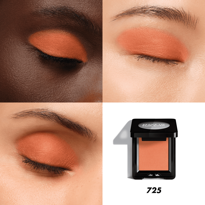 725 Soft Orange Artist Eyeshadow Palette - Highly Pigmented, Blendable & Long Lasting - Perfect for Professional Makeup, Halloween & Creative Looks