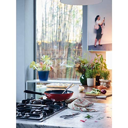 Sambonet 1965 Vintage Quarzo Spadella Wok - 28cm Italian Carbon Steel Stir Fry Pan for Professional Chefs & Home Cooking - Perfect for Asian Cuisine, Sautéing & High Heat Stir Frying