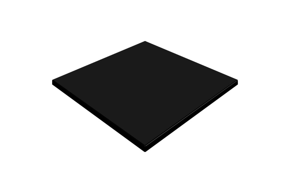 SM France Werzalit Duratop Square Table Top 800L x 800W - Durable Commercial-Grade Surface for Restaurants, Hotels, and Office Break Rooms