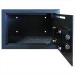 Hollon DP 25EL Under Counter Drop Safe - Secure Cash Deposit Box for Retail Stores, Restaurants & Small Businesses - Ideal for Daily Cash Management & Theft Protection