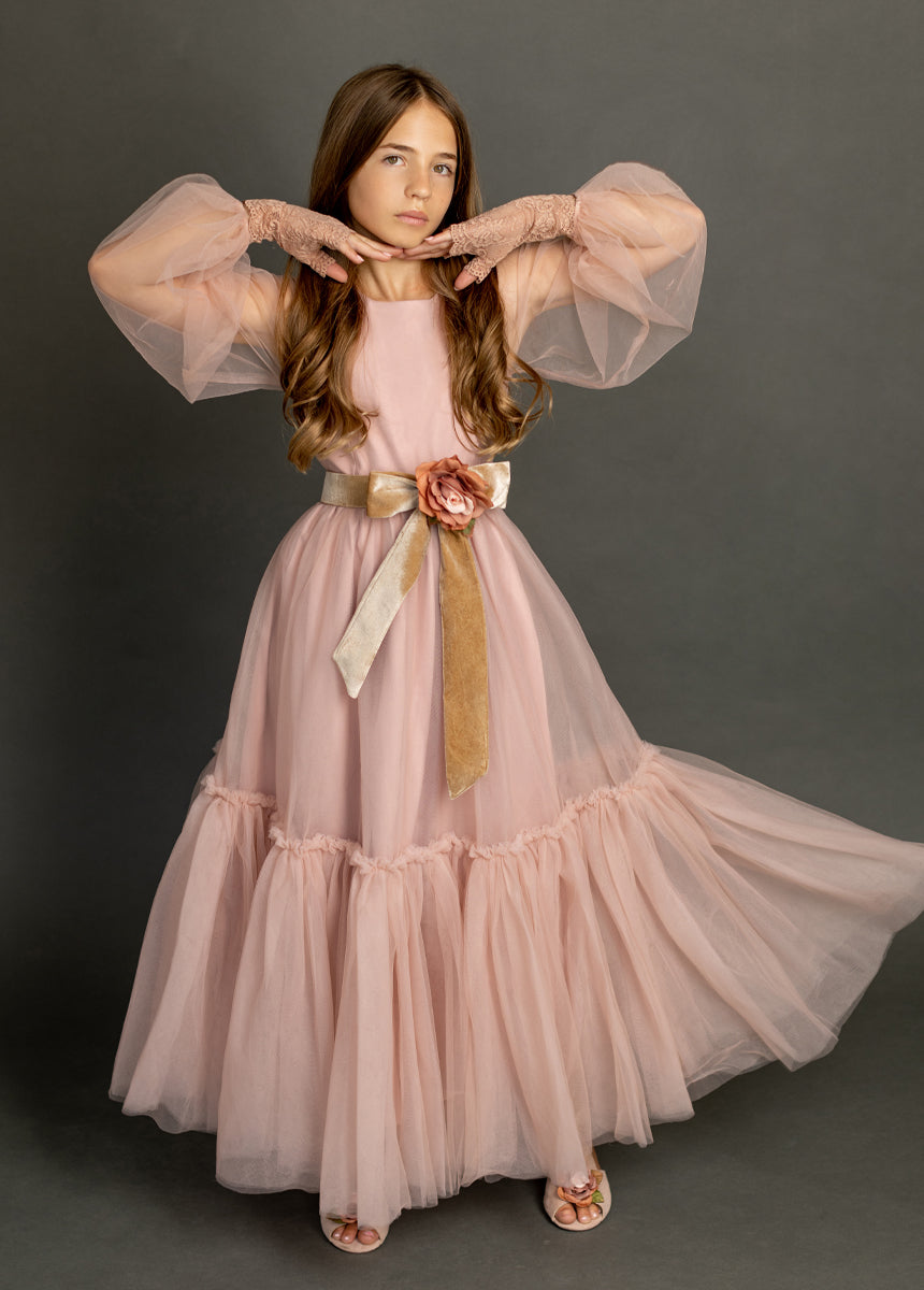 Tianna Pink Dress for Women - Elegant Floral Summer Maxi Dress for Beach, Wedding, and Party Occasions