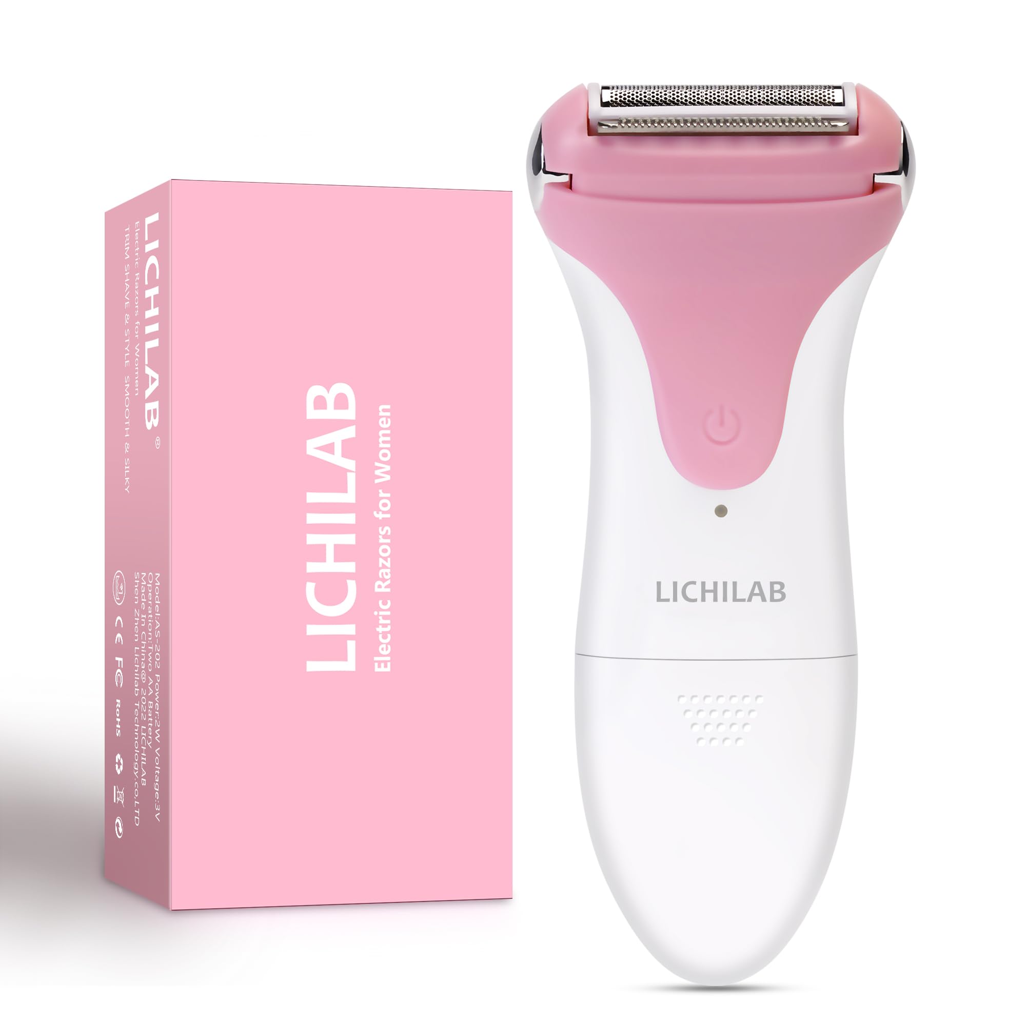 Best Electric Shaver for Women - Painless Wet & Dry Cordless Razor for Legs, Bikini & Underarm Hair Removal - Ladies Shaver with PINK/ZT8T Design - Perfect for Travel, Gym & Everyday Grooming