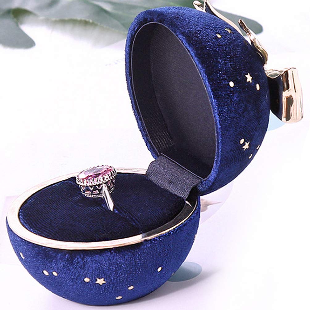 TOPBATHY Ball Shaped Jewelry Box - Elegant Ring Holder & Trinket Organizer for Wedding, Engagement & Home Decor | Perfect for Bridal Showers, Anniversary Gifts & Jewelry Storage