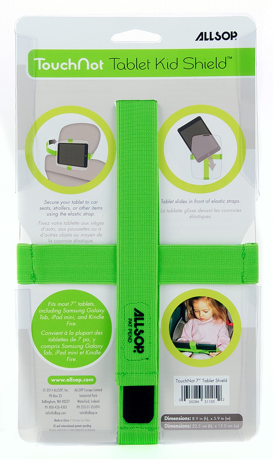 Allsop Touch-Not Universal Screen Protector for 7-Inch Tablets (31105) - Anti-Glare & Scratch-Resistant Shield for Kindle, iPad & Android Devices - Perfect for Reading, Gaming & Outdoor Use