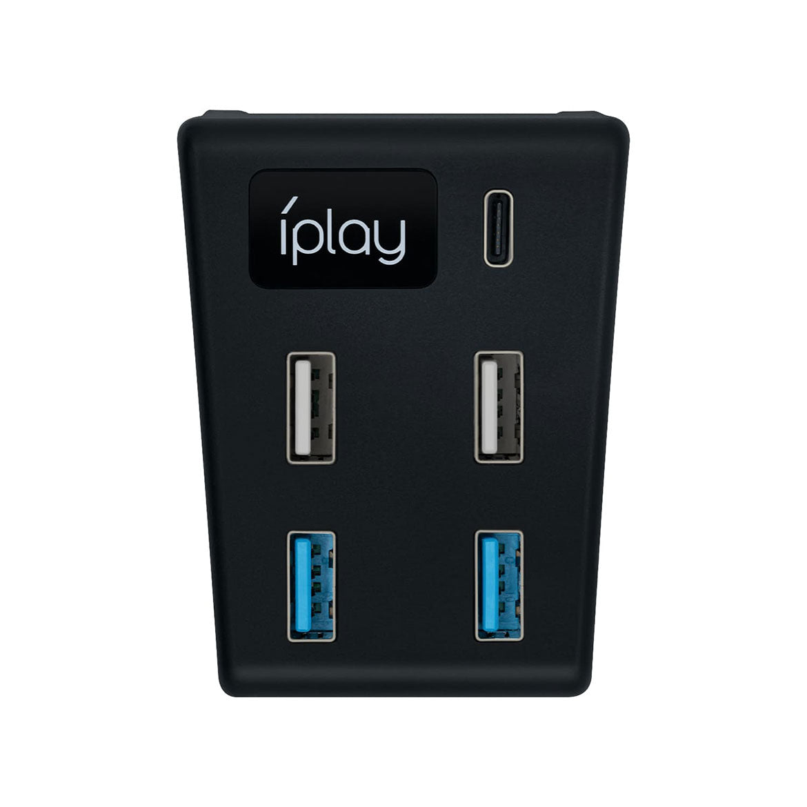 5-in-1 USB Hub for PS5 - High Speed USB 3.0 Splitter with 4K UHD Support - Perfect for Gaming Consoles, PC, Laptop & Home Office (Black, Model HBP 308)