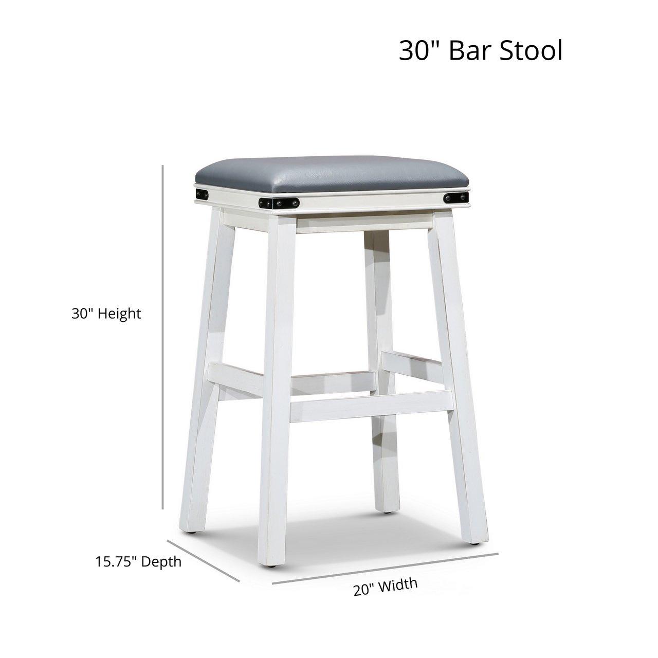 Premium Cortez Bonded Leather Stool - 24