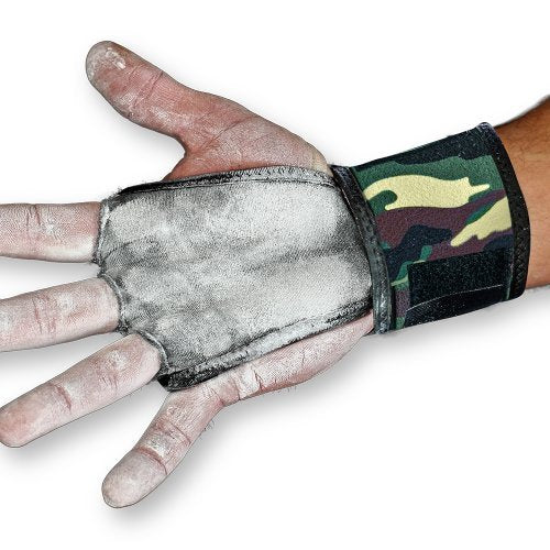 Wodies Gymnastic Grips Camo - Workout Gloves for Cross Training, Weightlifting & Gymnastics - Perfect for Gym, Home Fitness & CrossFit Workouts