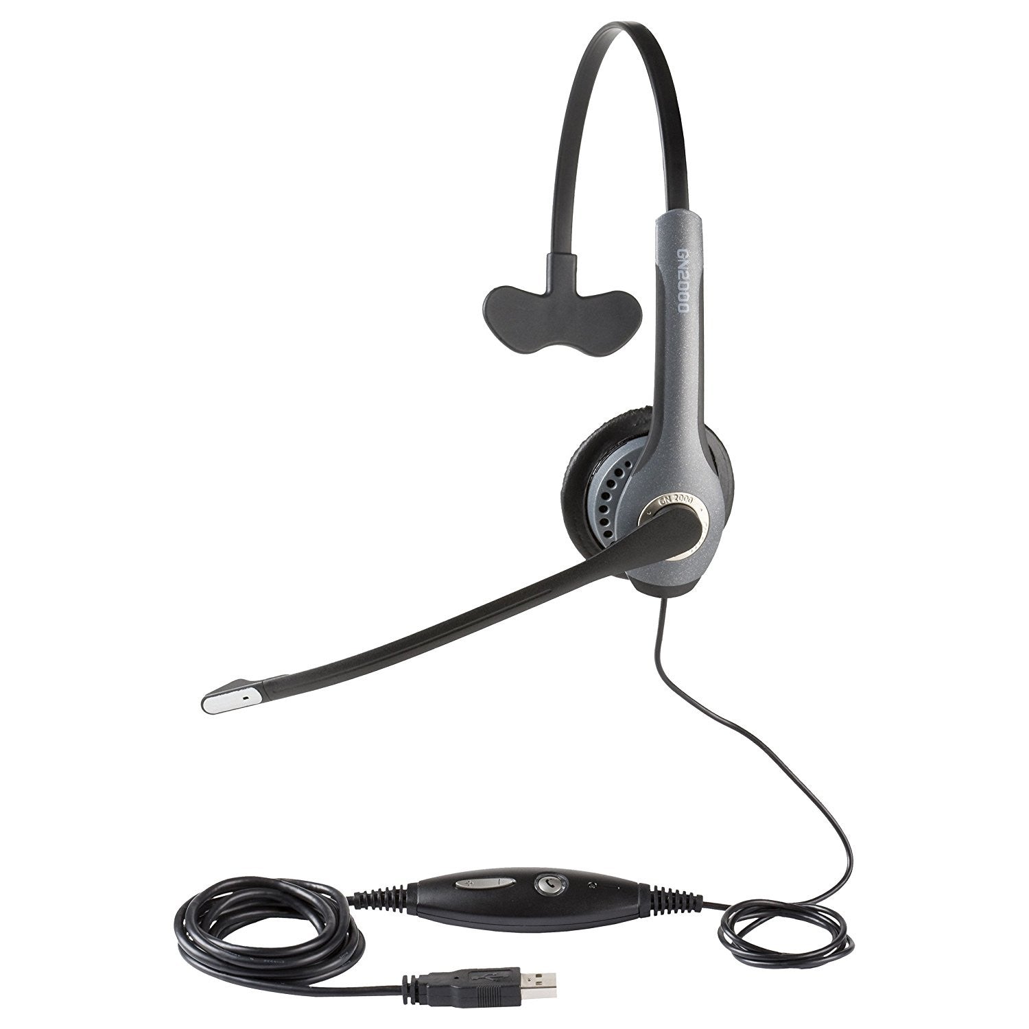 Jabra GN2000 MS USB Mono Wireless Headset with Noise Cancellation - Ideal for Office, Call Centers & Remote Work