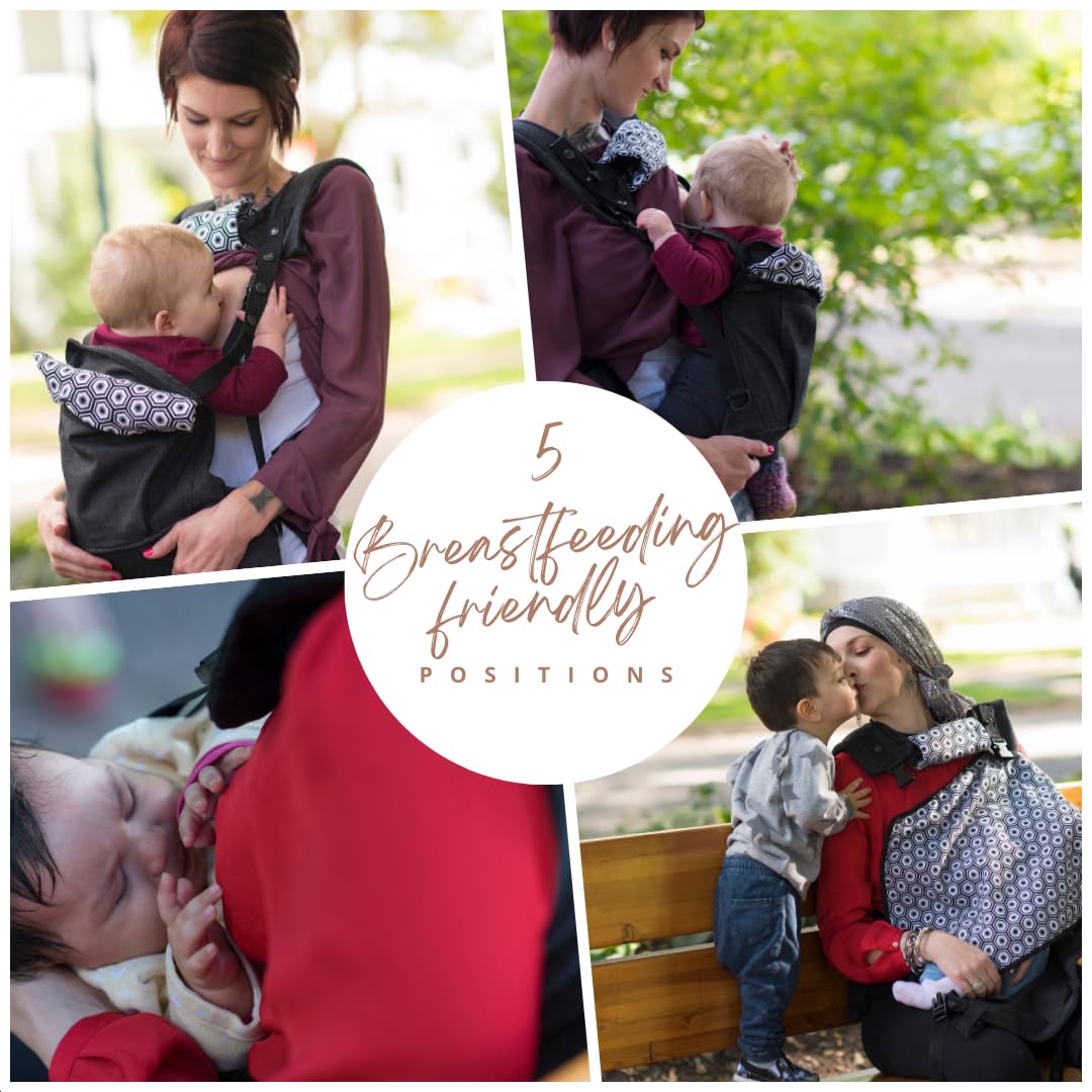 8-35lb | 0-36 Months, 7-in-1 Premium Baby Carrier for Newborn to Toddler - Hybrid Sling & Buckled Breastfeeding-Friendly Infant Carrier - Tactical Baby Gear for Men & Women - Lightweight Toddler Backpack for Travel, Hiking, Shopping and Daily Use