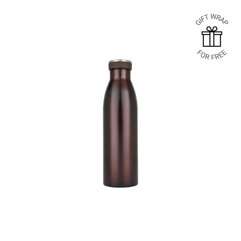 **LEMONADE - 500ml Vacuum Insulated Stainless Steel Water Bottle - 24 Hours Hot & Cold, Leakproof & Rustproof - Perfect for Tea, Coffee, Office, Gym, Hiking, Travel & Outdoor Activities**