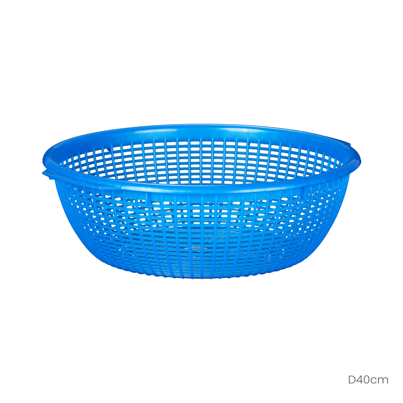 Stainless Steel Round Colander 40cm (8140) - Durable Kitchen Strainer for Pasta, Vegetables & Fruits - Perfect for Cooking, Baking & Meal Prep