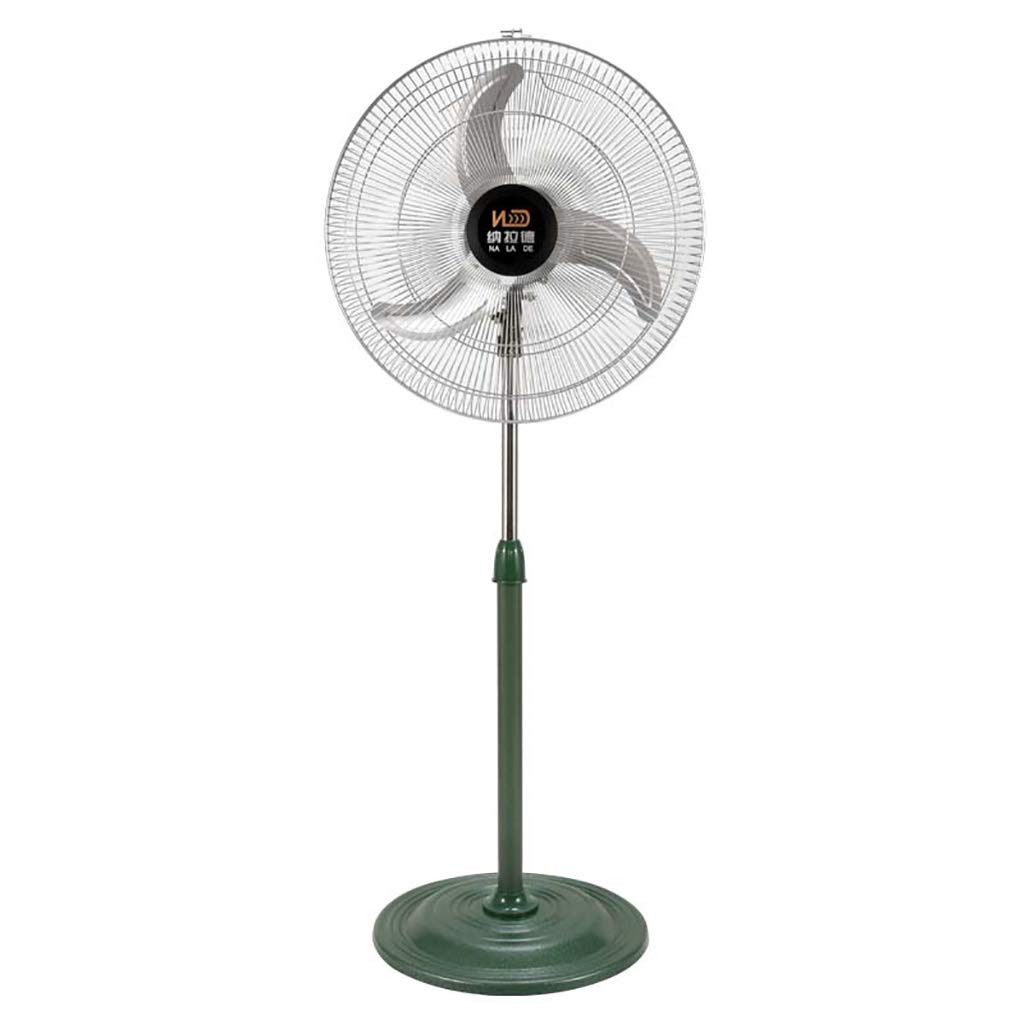 Oscillating Stand Pedestal Fan with Telescopic Rod - 3-Speed Industrial Floor Fan with 3 Blades & Copper Motor for Commercial Use - Perfect for Warehouses, Retail Stores, and Shopping Malls