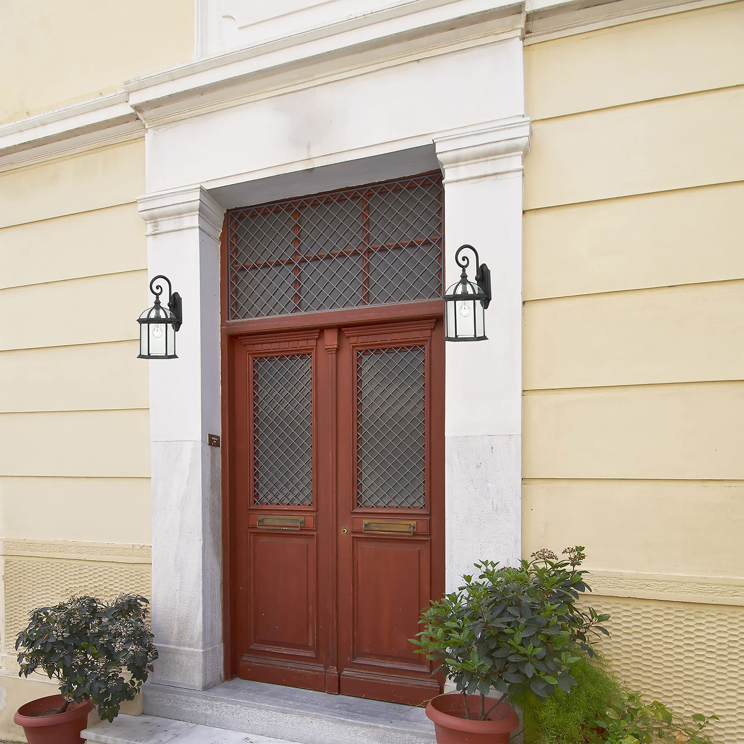 Nuvo 60/4966 Black 19-Inch Outdoor Wall Mount Light Fixture - Perfect for Porch, Patio, Garage & Entryway Lighting