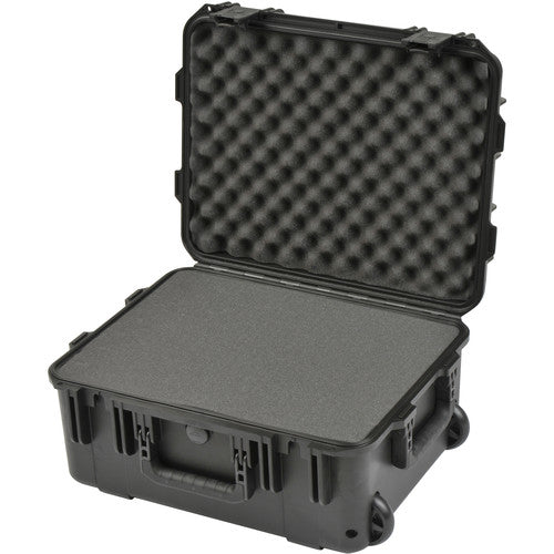 SKB 19x14.25x8 Inch Heavy Duty Rolling Case with Cubed Foam - Perfect for Music Equipment, DJ Gear & Audio Visual Transport