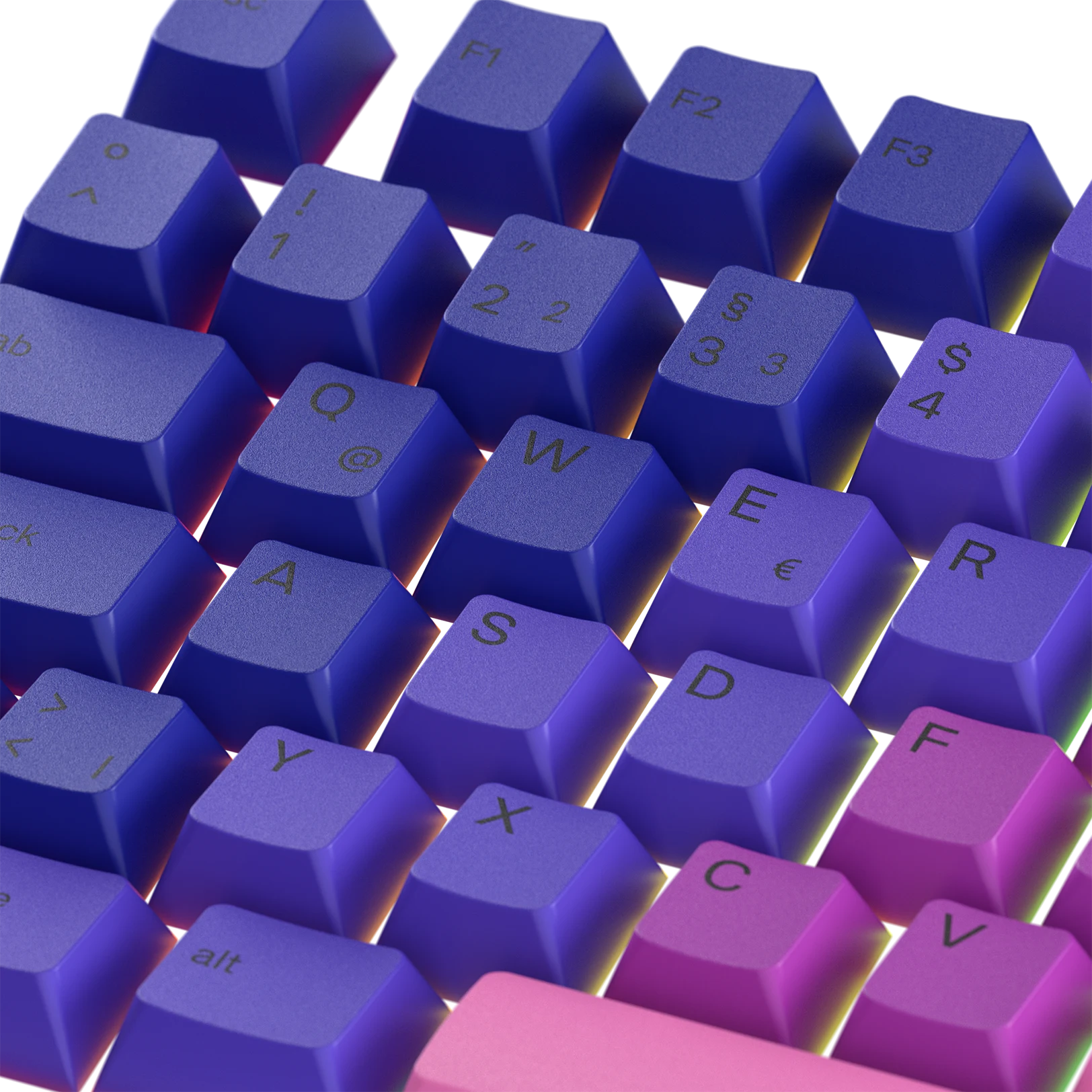 Nebula DE Keycaps for Mechanical Keyboards - Custom Gaming & Typing Keycaps for PC, Mac, Laptop (Perfect for Gamers, Programmers & Enthusiasts)