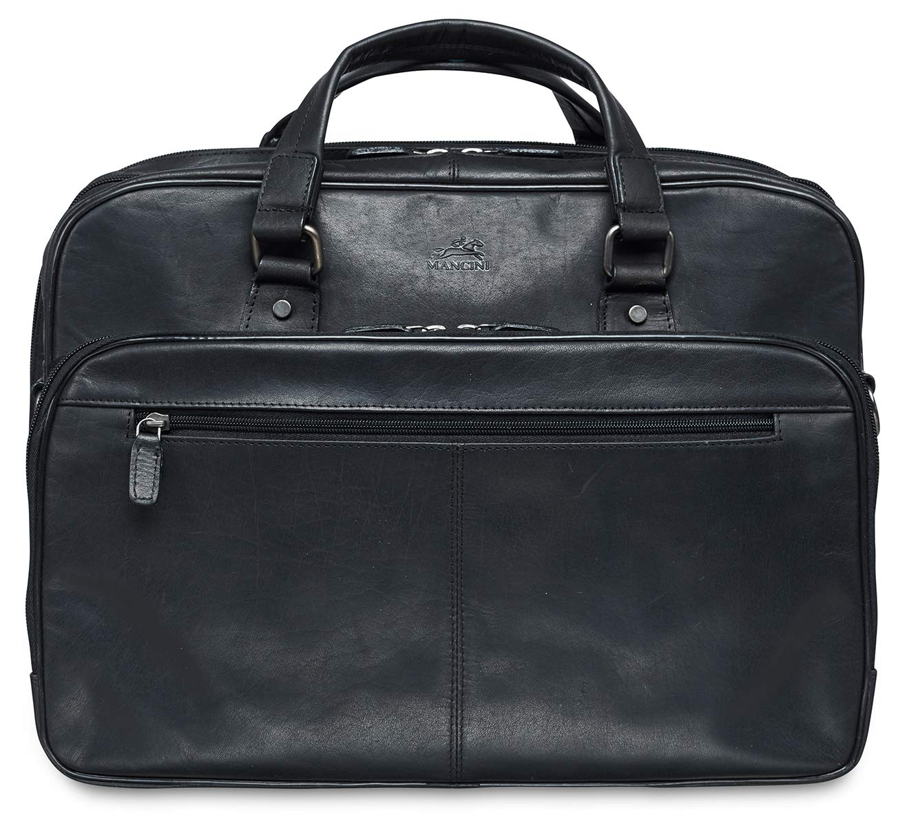 Expandable Double Compartment Laptop Briefcase for Business & Travel - Fits 15.6 Inch Laptop & Tablet with Organized Storage | Perfect for Office Professionals & Commuters