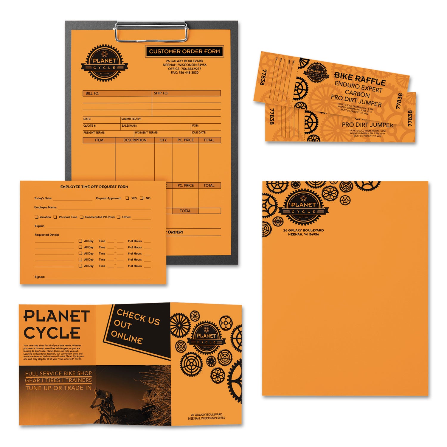 Astrobrights® Cosmic Orange 24 lb Bond Paper - 11 x 17 Inches, 500 Sheets/Ream | Vibrant Colored Paper for Office Documents, School Projects & Creative Crafts