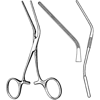 DeBakey Atraumatic Vascular Forceps 4 3/4