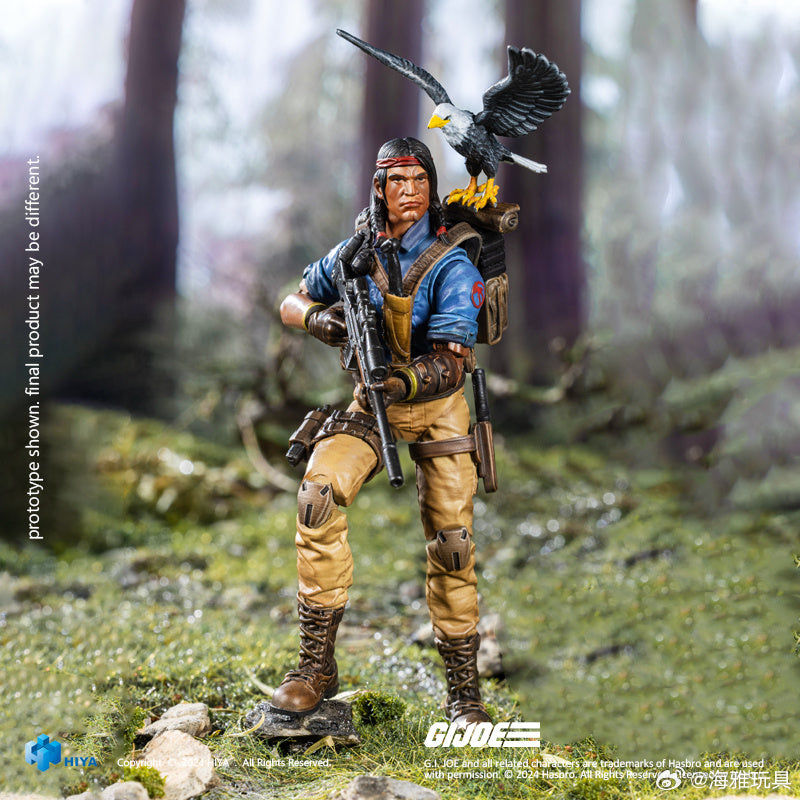 PRE ORDER - Hiya 1/18 Scale 4 Inch G.I. Joe Spirit Iron Knife Action Figure - Collectible Military Toy for Display & Play - Perfect for Fans & Collectors