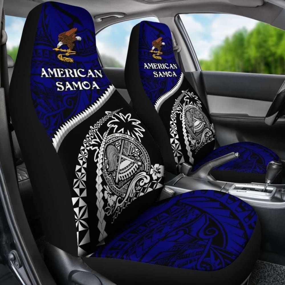 Premium American Samoa Car Seat Covers - Durable & Comfortable for Cars, Trucks & SUVs | Perfect for Road Trips, Commuting & Family Travel