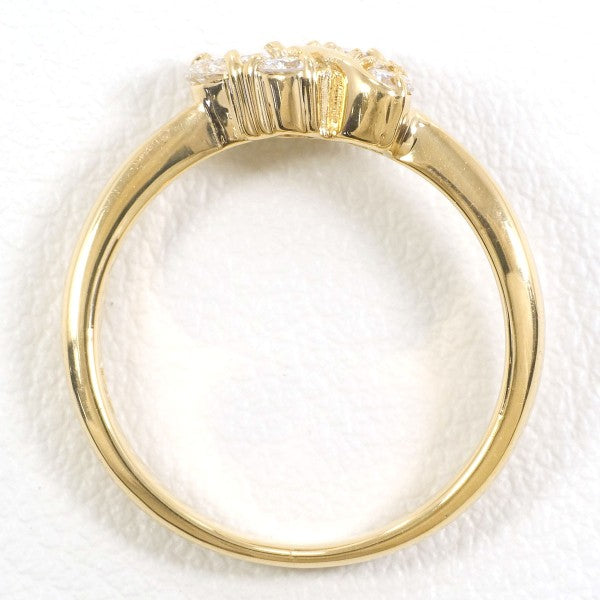 18K Yellow Gold Diamond Ring for Women - Elegant Wedding, Engagement & Anniversary Jewelry Gift - Perfect for Special Occasions & Everyday Luxury