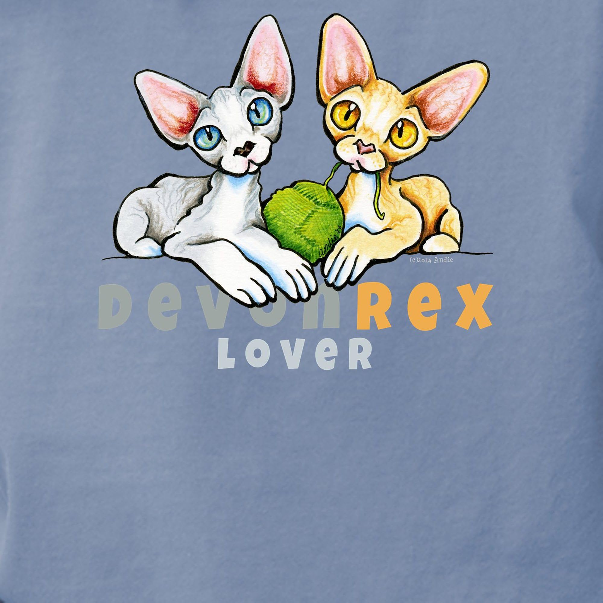 Devon Rex Cat Lover T-Shirt for Women - Soft Comfort Colors Tee - Perfect for Cat Enthusiasts, Casual Wear & Gift Giving