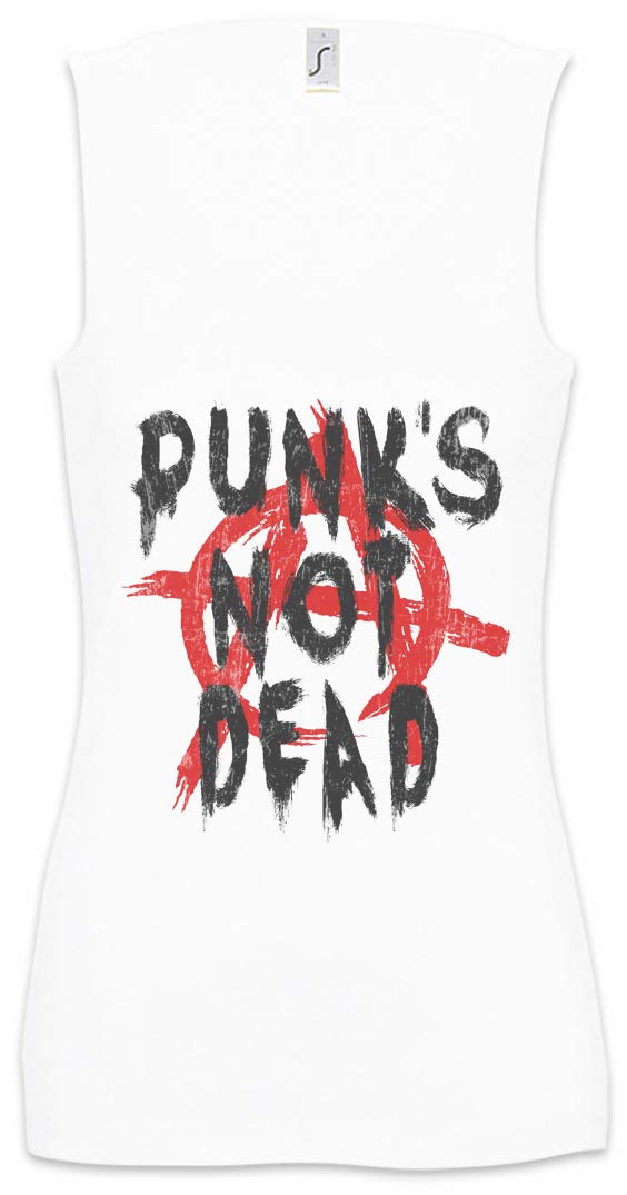 Urban Backwoods Punk's Not Dead Women's Tank Top - Gym, Fitness & Training Shirt | Workout, Yoga & Casual Streetwear