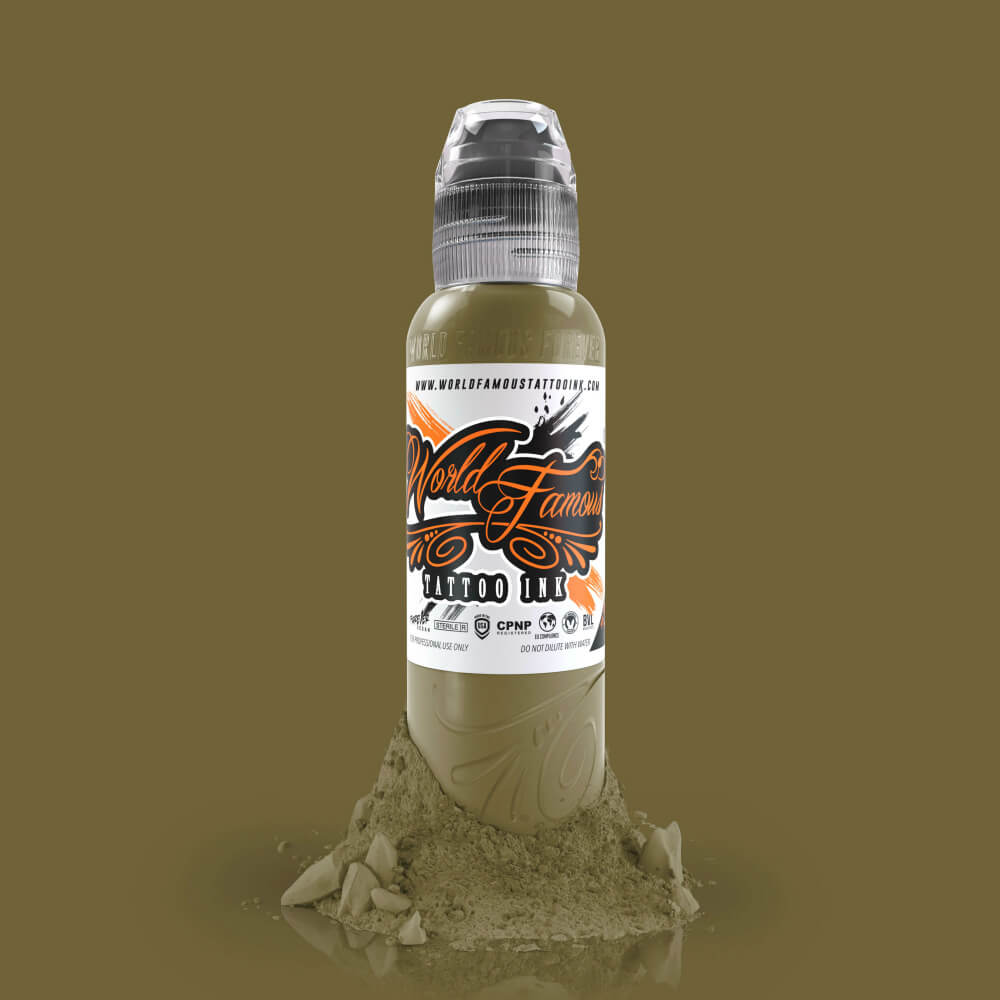 Premium GTMO Green Tattoo Ink - World Famous Professional Body Art Pigment for Tattoo Artists & Enthusiasts | Perfect for Realism, Sleeves & Custom Designs