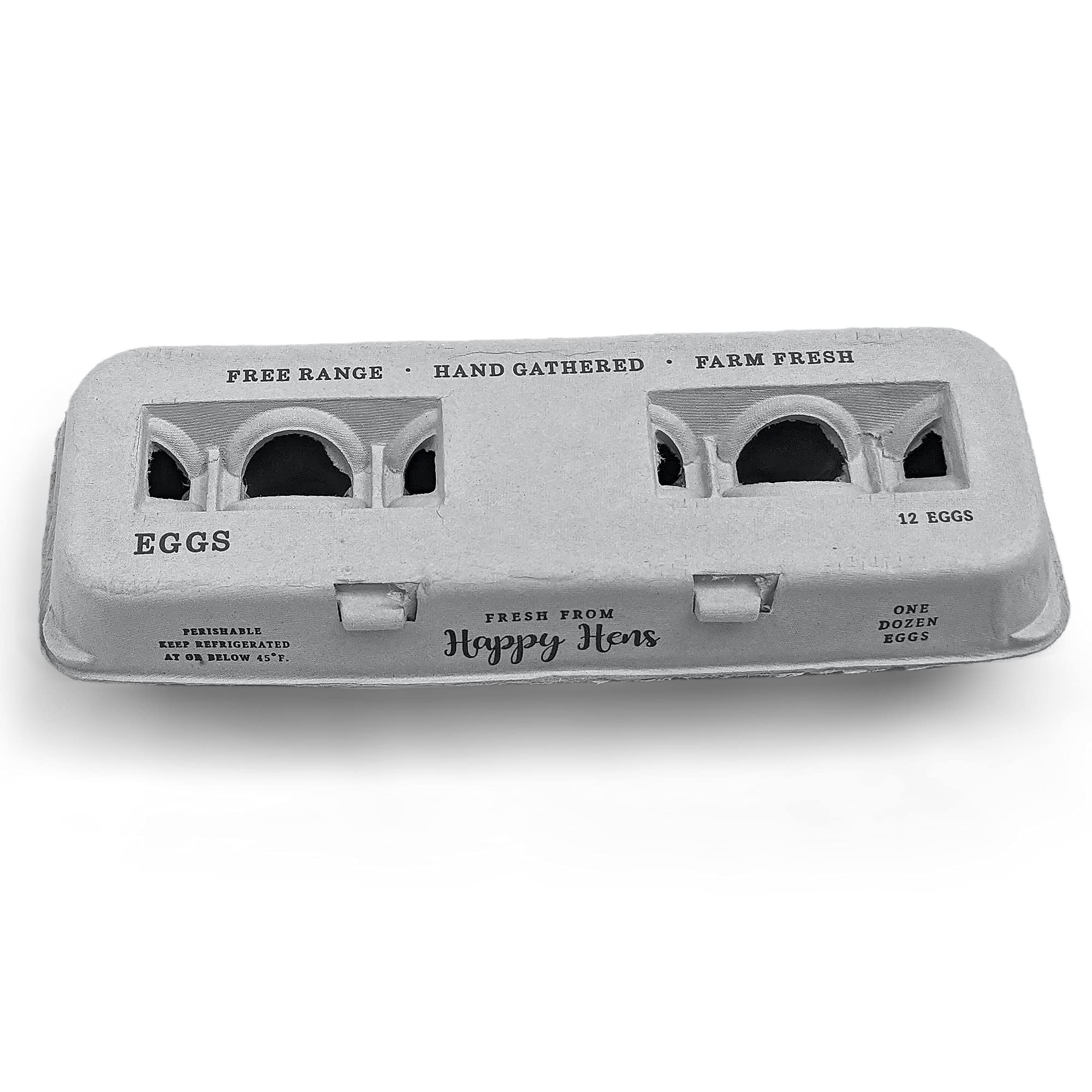 Eco-Friendly Recycled Paper Egg Cartons - Holds 250 XL Chicken Eggs, Sturdy & Reusable with Adorable Printed Design for Farm Fresh Eggs | Perfect for Farmers Markets, Organic Egg Packaging & Sustainable Food Storage
