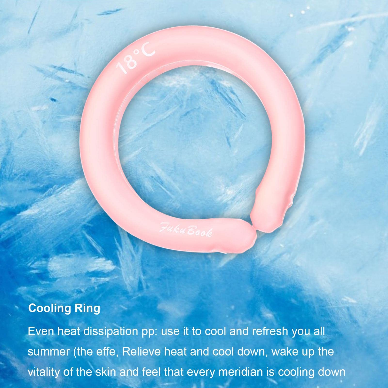 Reusable Cooling Neck Wraps with Ice Pack Tubes - Soothing Relief for Heat & Neck Pain | Perfect for Outdoor Sports, Hot Weather & Migraine Relief