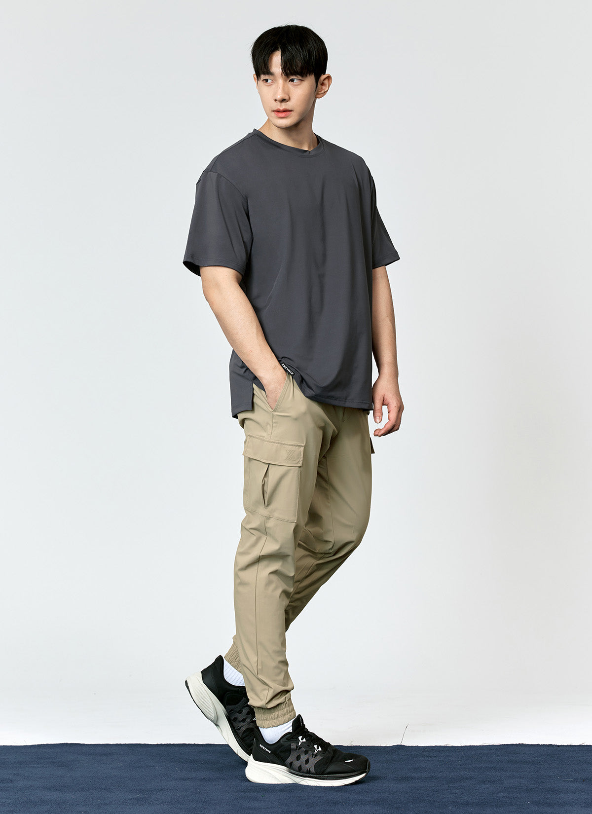 Comfortable Cargo Joggers for Men - Stretchable Workout Pants with Pockets | Perfect for Running, Gym, Travel & Casual Wear