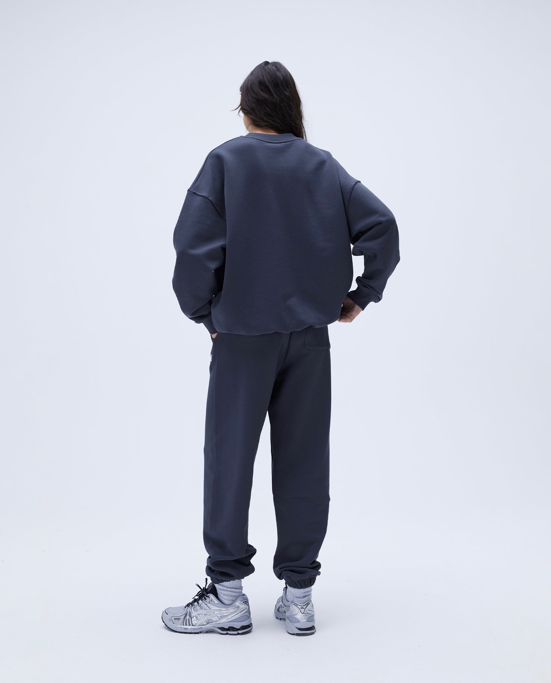 Premium Varsity Sweatpants for Men & Women - Comfortable Cotton Joggers in Midnight Blue - Perfect for Gym, Lounge & Casual Wear