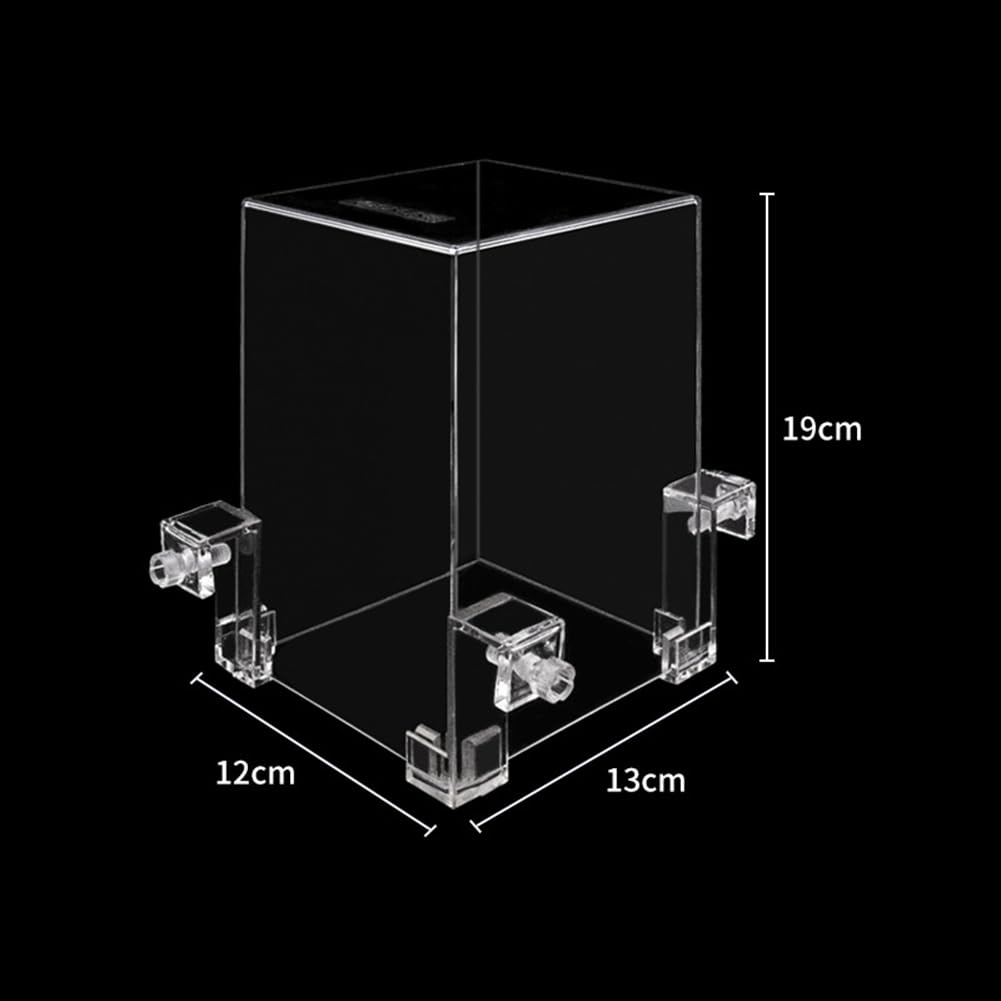 1Pc Clear Above Water Fish Tank - Aerial Extender Fish Elevator with Auto-Refill | Transparent Fish Tower for Aquarium Decoration | Increases Space for Ecological Landscaping | Perfect for Home, Office, and Pet Store Displays