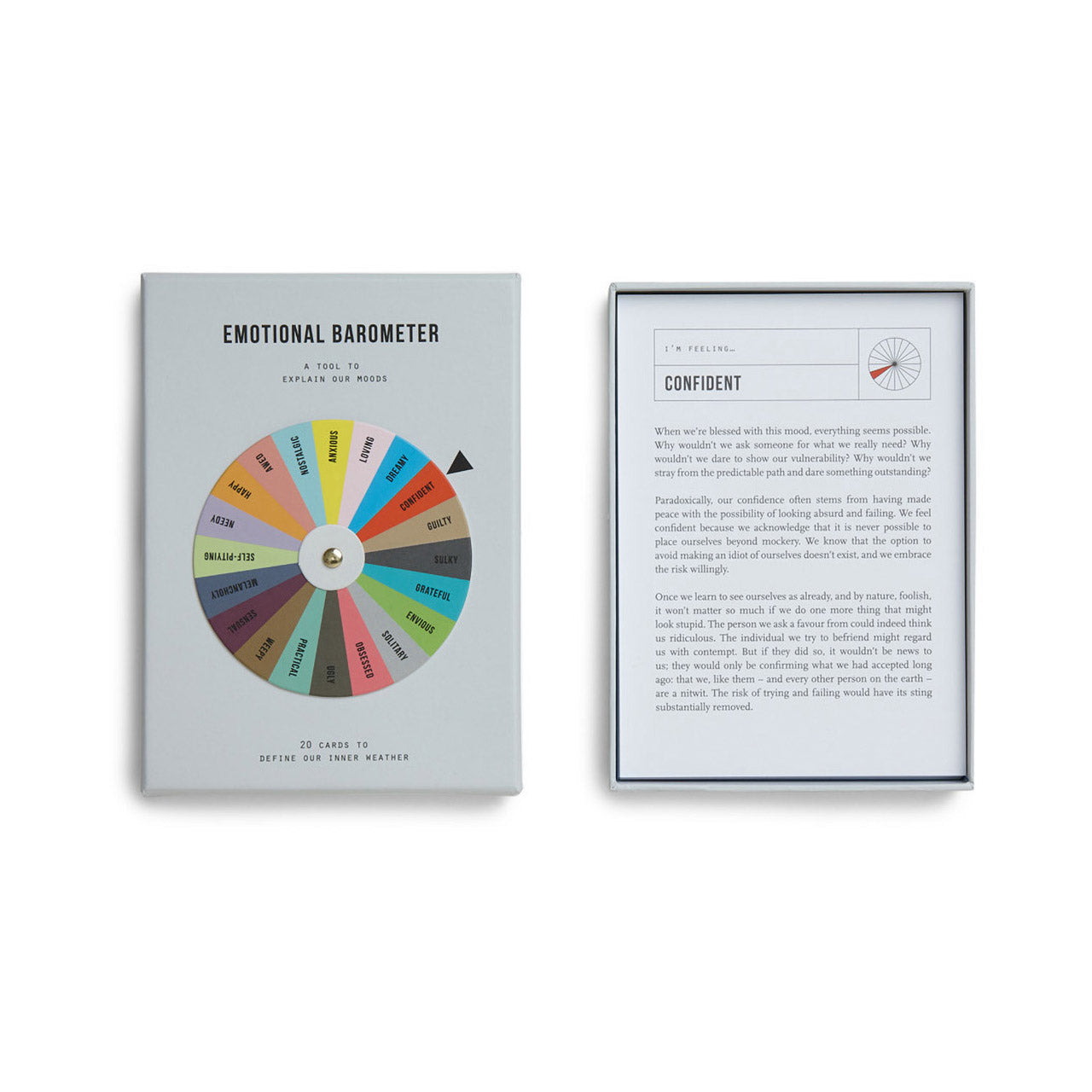 Emotional Barometer - Mood Tracking Device for Mental Health & Self-Care | Perfect for Therapy, Mindfulness Practice & Daily Emotional Awareness