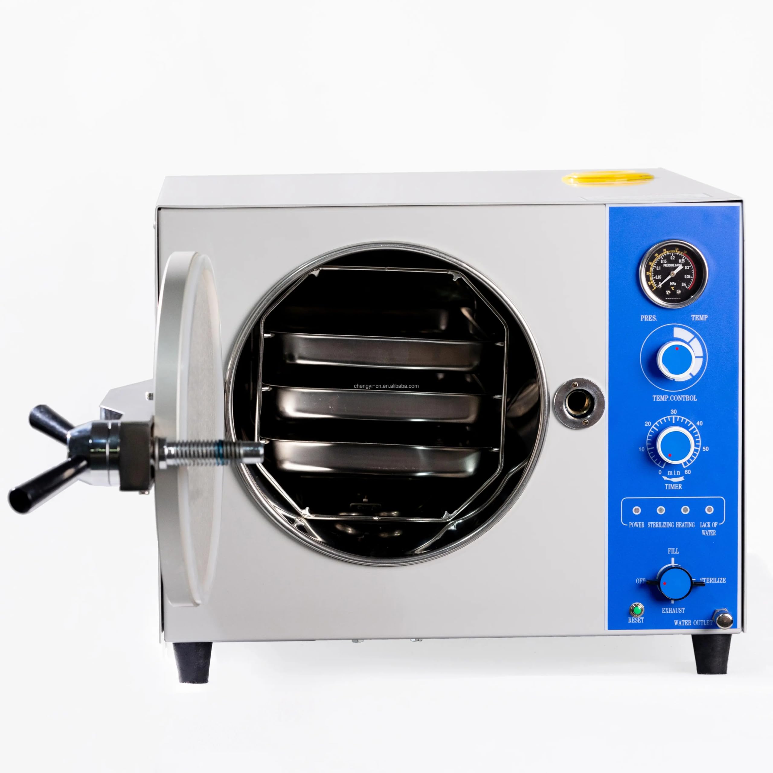 20L & 24L Table Top Autoclave Steam Sterilizer with 0-60 Minute Timer - Professional Lab Equipment for Medical, Dental, and Tattoo Tools Sterilization - Perfect for Clinics, Hospitals, and Research Laboratories